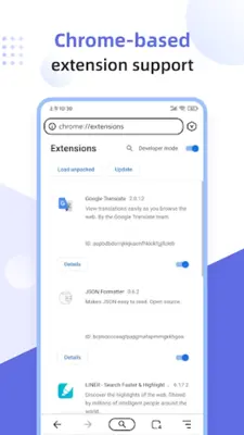 Lemur Browser - extensions android App screenshot 10